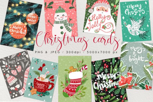 Christmas Cards Collection: Premium Illustrations
