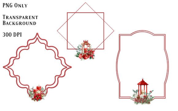 Christmas Frames 12: Festive Illustrations for Brands