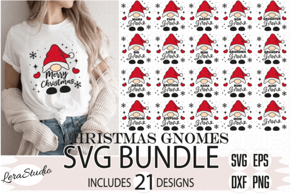 Christmas Gnomes, Gnome Family Illustrations Review