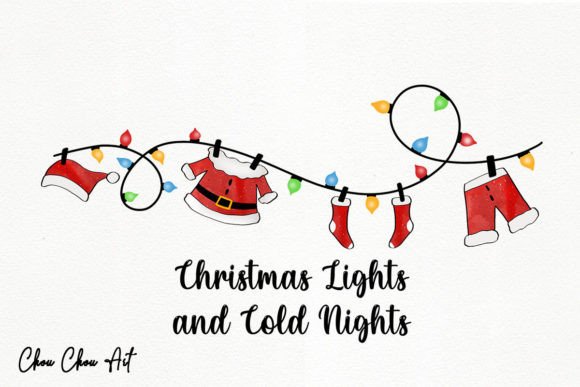 Christmas Lights and Cold Nights Illustrations Review