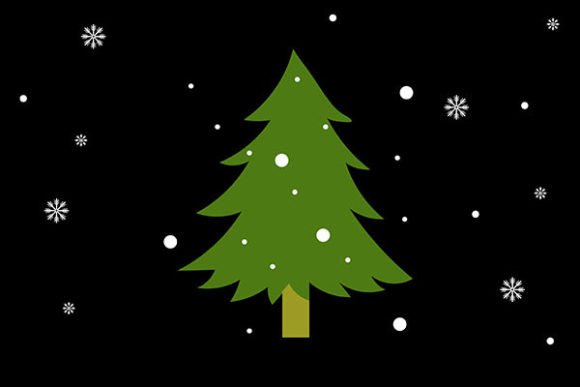 Christmas Tree with Snowflakes: Premium Illustrations Review