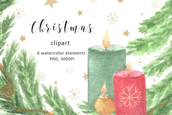 Christmas Watercolor Clipart & Illustrations Review