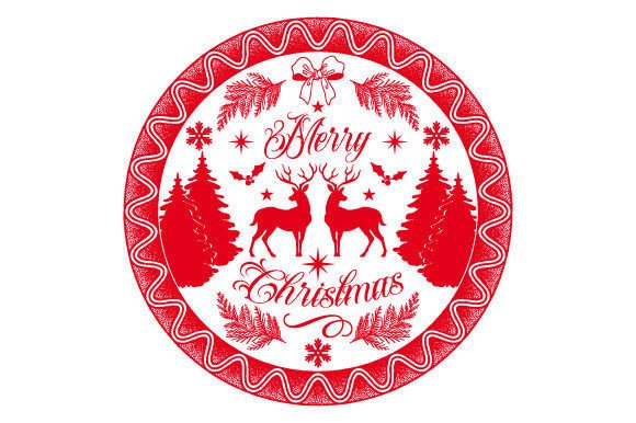 Merry Christmas Circle: Premium Illustrations