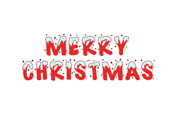Merry Christmas Red Snow: Festive Illustrations for Blogs