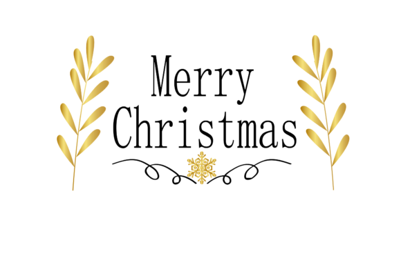 Merry Christmas Season Gold: Premium Illustrations