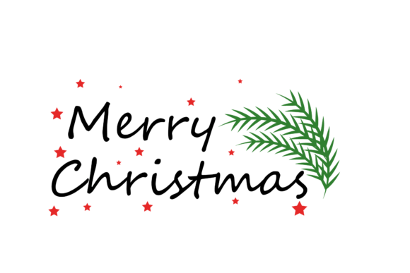 Merry Christmas Text New: Festive Illustrations for Brands