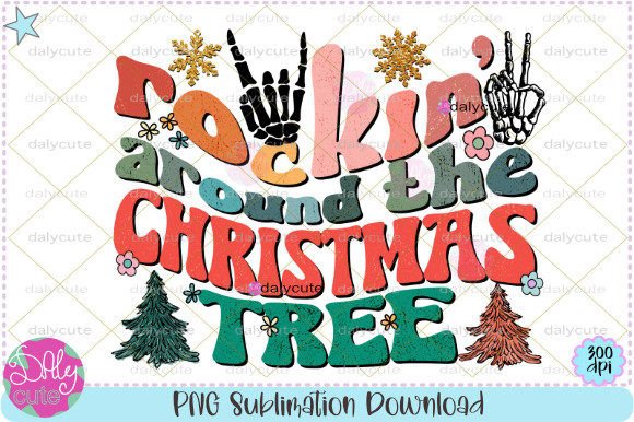 Retro Christmas Tree Funny Sublimation: A Designer's Take