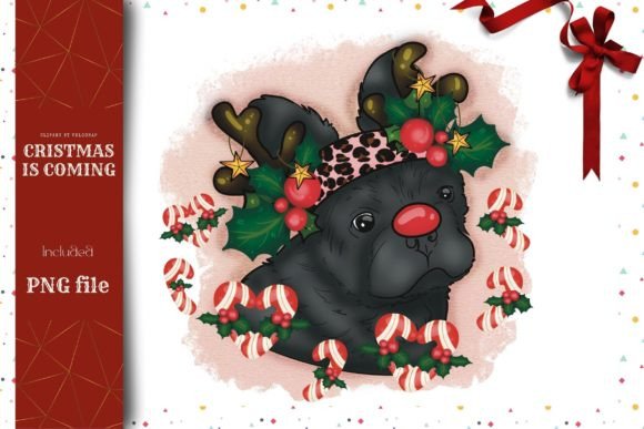 Review: Christmas Cute Puppy Clipart for Holiday Embroidery