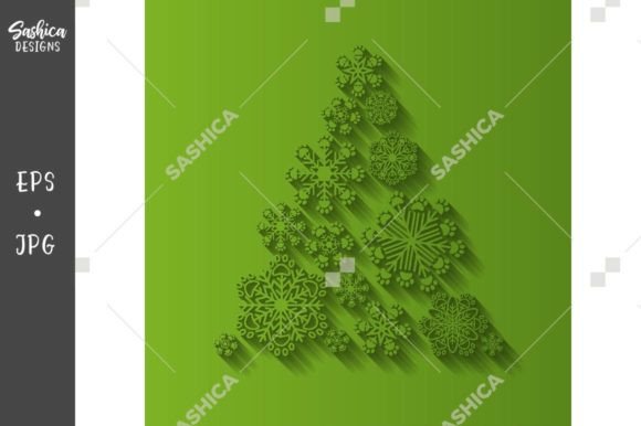 Review: Christmas Tree with Paw Prints Snowflake Design