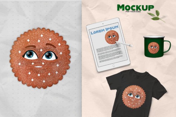 Review: Round Christmas Cookie Character Design