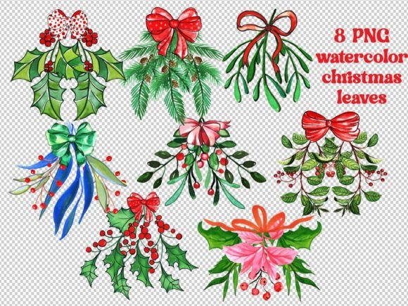 Watercolor Christmas Leaves: A Designer's Stitch Review