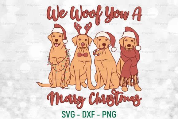 We Woof You a Merry Christmas: Illustrations for Sellers