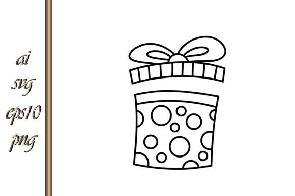 Xmas Clipart Gift Box: Festive Illustrations